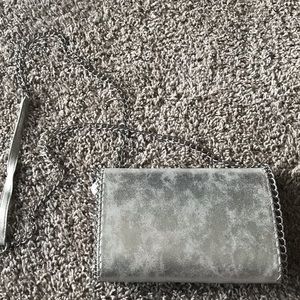 Nordstrom Silver Clutch